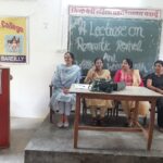 गिन्दो देवी महाविद्यालय में अंग्रेजी विभाग द्वारा व्याख्यान का आयोजन किया गया