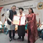 अमेरिका की यूनिवर्सिटी ने वरिष्ठ पत्रकार शरद शंखधार को मानद डॉक्टरेट उपाधि से नवाज़ा
