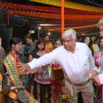 राजश्री में डांडिया नाइट का आयोजनः डीजे बरखा की संगीतमय धुनों पर झूमे छात्र