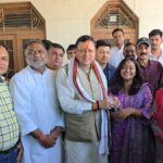 मुख्यमंत्री पुष्कर सिंह धामी एक दिवसीय दौरे पर खटीमा पहुँचे