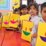 मदर एथीना स्कूल में विद्यार्थियों ने रंगोली एवं दीये बनाकर दिया ‘ईको फ्रेंडली’ दीवाली का संदेश