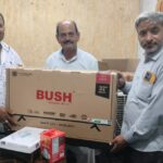 सचिन ट्रेडर्स की ओर से दीपावली पर ठेकेदारों और राजमिस्त्रियों का हुआ सम्मान