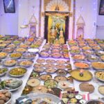 अन्नकूट पर्व पर रघुवीर मंदिर में भगवान को लगा छप्पन ब्यंजनों का भोग