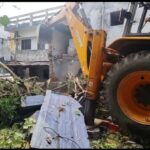 बीडीए ने कैंट में दो अवैध कॉलोनियों पर की ध्वस्तीकरण कार्रवाई