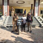 थाना बारादरी पुलिस ने चोरी की स्कूटी संग एक शातिर चोर को दबोचा