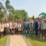 बीआईएमटी कालेज के विद्यार्थियोंऐग्रीकल्चरल फाॅर्म का शैक्षणिक भ्रमण किया