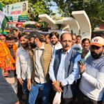 बटलर प्लाजा मार्केट वेलफेयर एसोसिएशन ने पदयात्रा का किया स्वागत