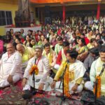 दिल्ली की भजन सम्राज्ञी निकुंज कामरा औऱ आरुषि गम्भीर के संगीतमय भजनों पर भक्त झूमते रहे