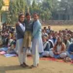 स्काउट–गाइड शिविर के दूसरे दिन प्राथमिक चिकित्सा, गांठें व बंधन, तंबू निर्माण, गैजेट्स निर्माण की ट्रेनिंग दी