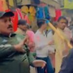 श्रीबांकेबिहारी मंदिर में दर्शन करने आए श्रद्धालु का फोड़ दिया सिर, वीडियो हुआ वायरल; सेवायत गिरफ्तार