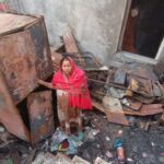 घर में लगी आग से लाखों का नुकसान, नकदी-जेवर जलकर राख