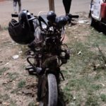 झुमका तिराहे पर रोलर की टक्कर से पति की हुई मौत, पत्नी गंभीर रूप से घायल