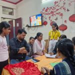 बदायूँ के यूपीसी स्कूल में पीटीएम होली थीम पर हुई,विद्यार्थियों ने खूब खेली होली