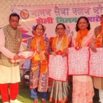 पॉलीथीन हटाओ थैला अपनाओ अभियान में पर्यावरण मंत्री डा. अरुण कुमार ने बांटे थैले