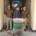 अवैध शराब बनाने की भट्टी पर छापा, आरोपी गिरफ्तार