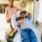 नगर निगम परिसर में रक्तदाताओं ने किया स्वैच्छिक रक्तदान
