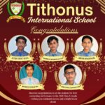 टिथोनस इंटरनेशनल स्कूल के हाईस्कूल में अग्रिम दीक्षित 98.6% अंक के साथ स्कूल टॉपर बनी