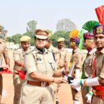 बदायूँ रिजर्व पुलिस लाइन में रिक्रूट आरक्षियों की दीक्षांत परेड का भव्य पूर्वाभ्यास हुआ