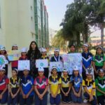 बदायूँ के एचपी इंटरनेशनल स्कूल में मलेरिया दिवस पर जागरूकता कार्यक्रम हुआ,बच्चों को जागरूक किया