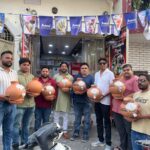 उद्योग व्यापार सुरक्षा मंडल ने गर्मी में बांटे प्रतिष्ठान पर घड़े