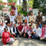 बढ़ती महंगाई, बेरोजगारी और बिजली संकट को लेकर समाजवादी युवजनसभा का प्रदर्शन