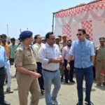 संभावित बाढ़ आपदा से निपटने के लिए तीन स्थानों पर मॉक ड्रिल