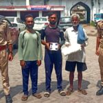 बैग चोरी का खुलासा, तीन आरोपी गिरफ्तार
