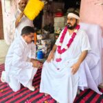सत्पुरुष बाबा फुलसंदे वालों का किया गया भव्य स्वागत