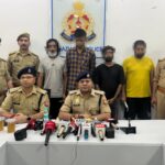 लिंकरोड पुलिस टीम द्वारा फिरौती हेतु अपहरण का प्रयास करने वाले 04 अभियुक्त गिरफ्तार