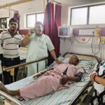 वरिष्ठ पत्रकार आर.के. सिंह का हाल जानने केयर अस्पताल पहुंचे कैंट विधायक संजीव अग्रवाल