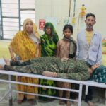 खेत की मेड़ को लेकर खूनी संघर्ष, पांच घायल
