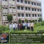 सहसवान के संघटक राजकीय महाविद्यालय में वृहद पौधारोपण के तहत पौधे लगाये गए