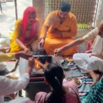 2400 तीर्थों के जल एवं रज से युक्त शक्ति कलश, सौ वर्षों से प्रज्ज्वलित अखंड दीप का किया दर्शन-पूजन