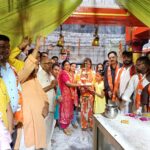 मढ़ीनाथ मंदिर में शिवसेना की द्वितीय महाआरती संपन्न, सप्तनाथ जलाभिषेक परिक्रमा की घोषणा