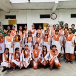 देवनागरी इंटर कॉलेज, उझानी में हरियाली तीज पर मेहंदी प्रतियोगिता का आयोजन