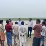 एडीएम ने बाढ़ प्रभावित ग्राम भुंडी का किया निरीक्षण
