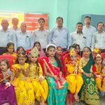 श्री राम सरस्वती विद्या मंदिर में राधा- कृष्ण स्वरूप सज्जा प्रतियोगिता भव्य रूप में हुई