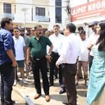 जिलाधिकारी ने मिनी बाई पास व किला क्षेत्र की जलभराव वाली कालोनियों का किया निरीक्षण